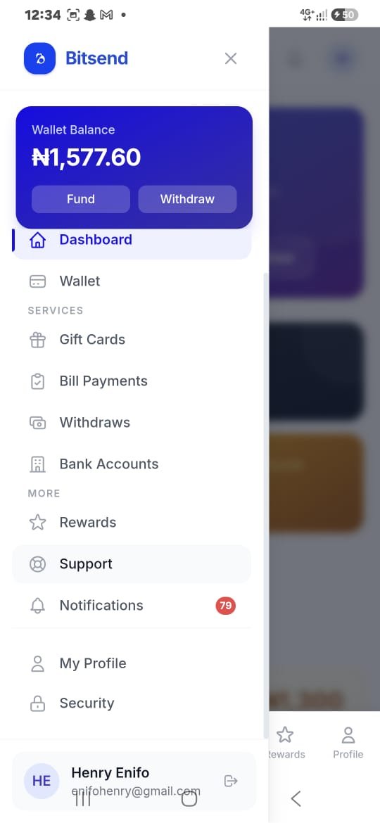 Bitsend app